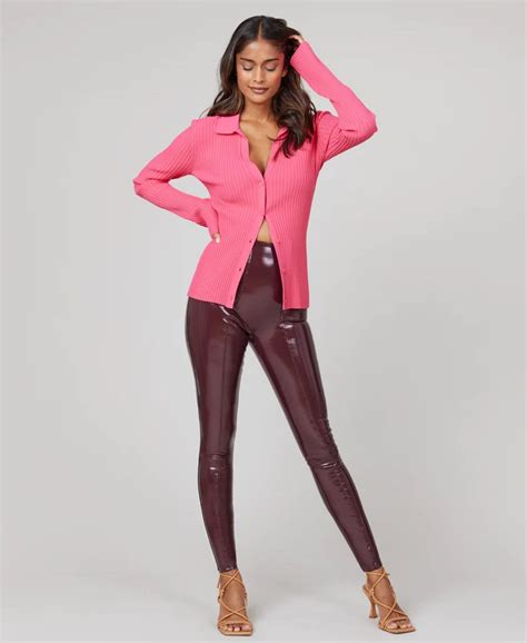 Shine Bright in Spanx's Ruby Patent Leather Leggings - Shop Now!